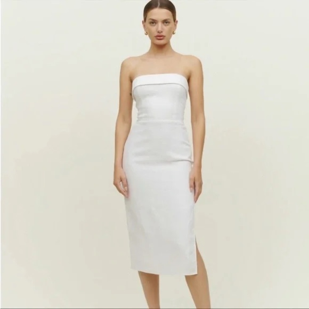 Reformation Marcella Linen Dress